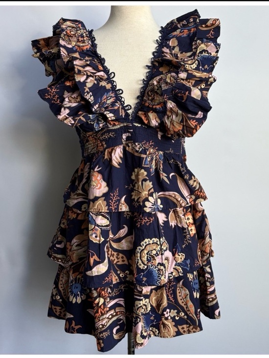 Anthropologie Dresses & Skirts - NWT Anthropologie Sleeveless Ruffled A-Line
Mini Dress, M